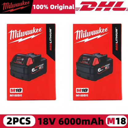 Milwaukee 12V Battery, 6.0Ah Milwaukee Rechargeable Battery For Milwaukee M12 Tool 48-11-2402 48-11-2411 48-11-2401MIL-12A-LI