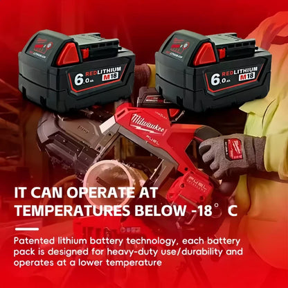 Milwaukee 12V Battery, 6.0Ah Milwaukee Rechargeable Battery For Milwaukee M12 Tool 48-11-2402 48-11-2411 48-11-2401MIL-12A-LI