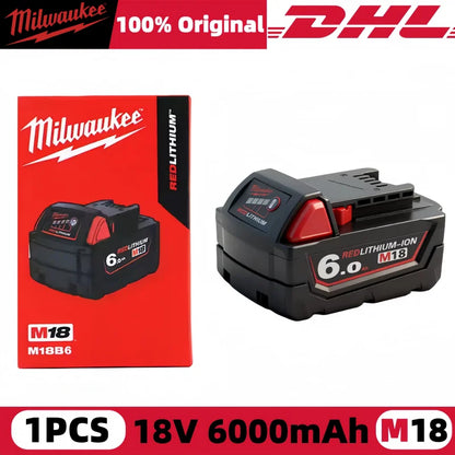 Milwaukee 12V Battery, 6.0Ah Milwaukee Rechargeable Battery For Milwaukee M12 Tool 48-11-2402 48-11-2411 48-11-2401MIL-12A-LI